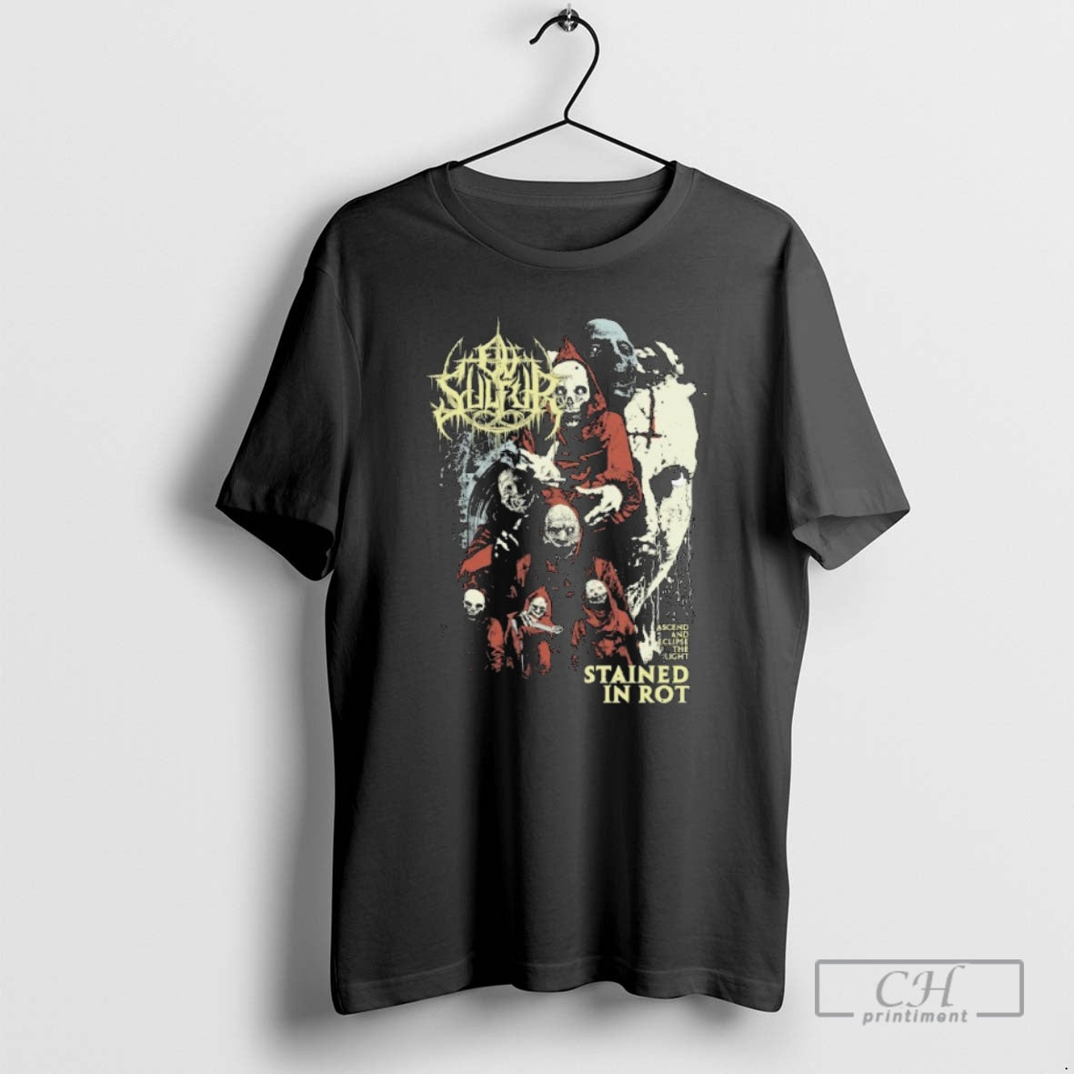 Premium Ov Sulfur Ascend And Eclipse The Light Stained In Rot Monsters Shirt Sweater
