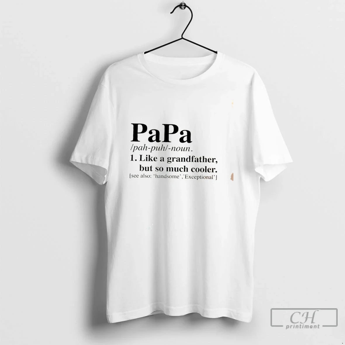 Premium Papa Pah Puh Noun Like A Grandfather But So Much Cooler Tee T Shirts Unisex , , , Long Sleeve Tee