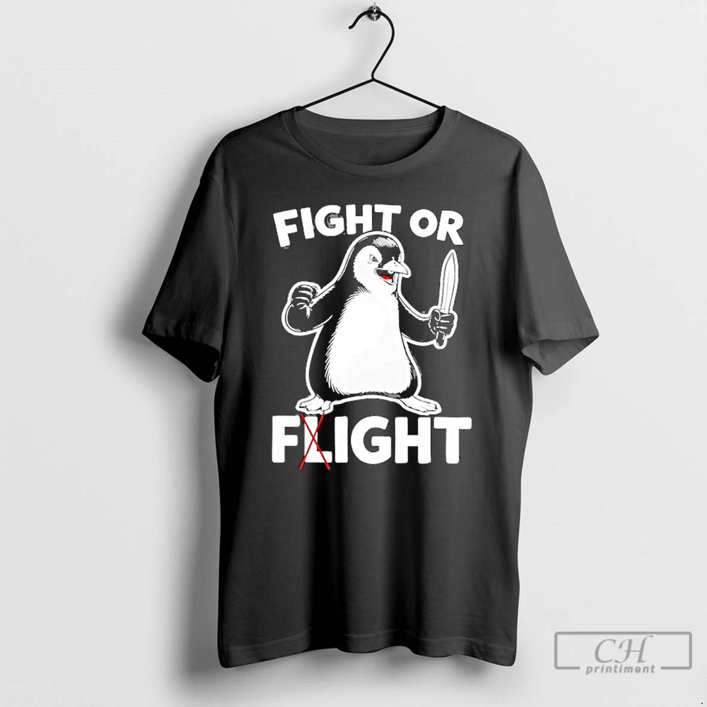 Premium Penguin Fight Or Flight Meme