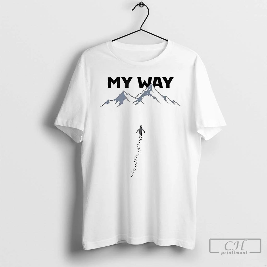 Premium Penguin My Way Mountain