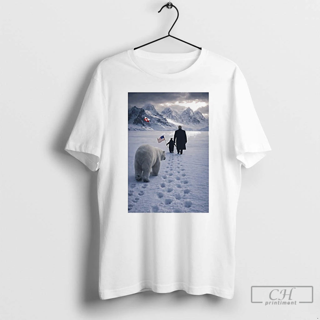Premium Penguin With Trump And Polar Bear Greenland