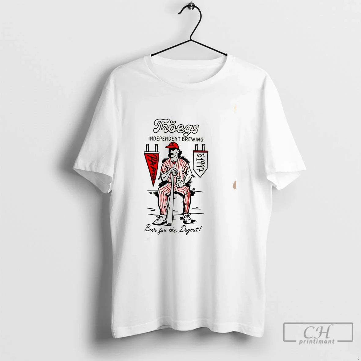 Premium Phillies Troegs Independent Brewing Paint Tee Unisex , , , Long Sleeve Tee