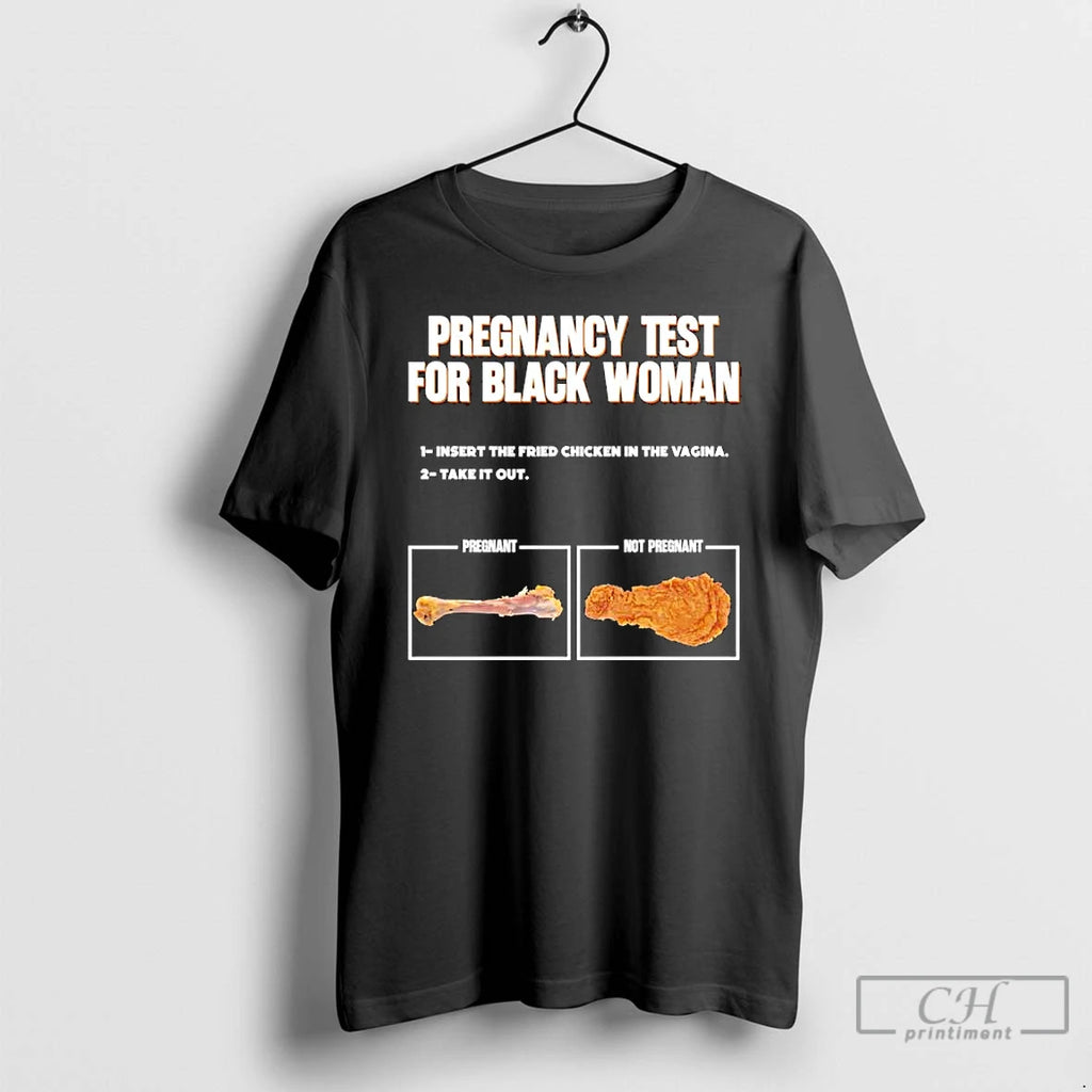 Premium Pregnancy Test For Black Woman Graphic