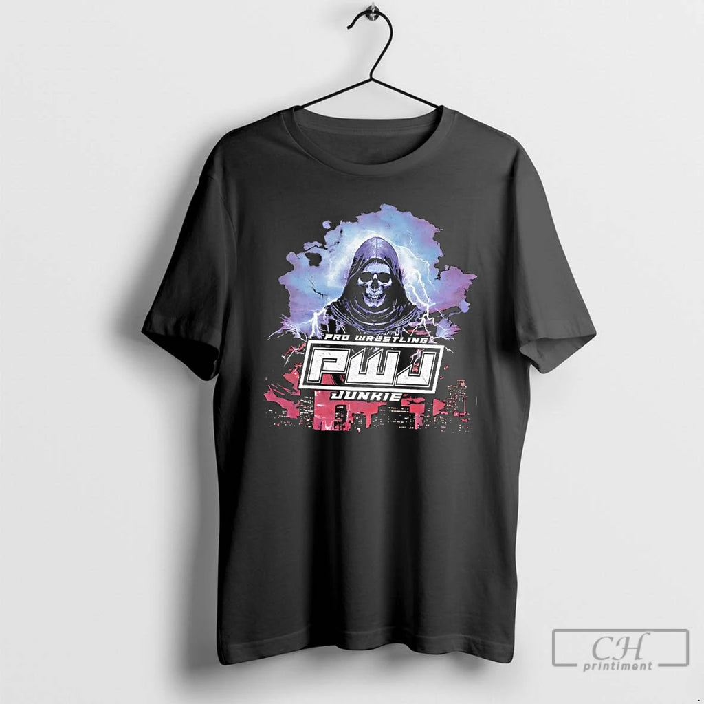 Premium Pro Wrestling Pwj Junkie Skeleton Graphic