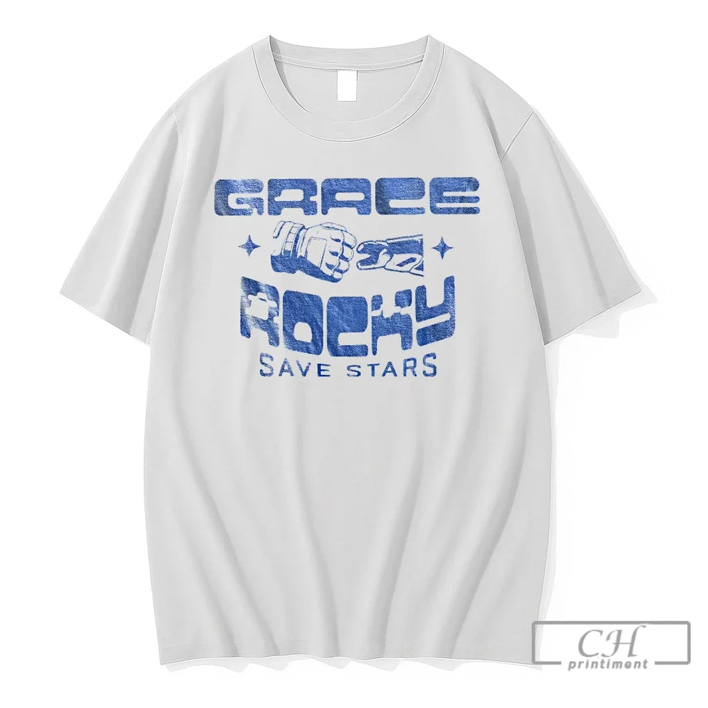 Premium Project Hail Mary Science Fiction Fan Grace Rocky Save Stars Unisex , , , Long Sleeve Tee