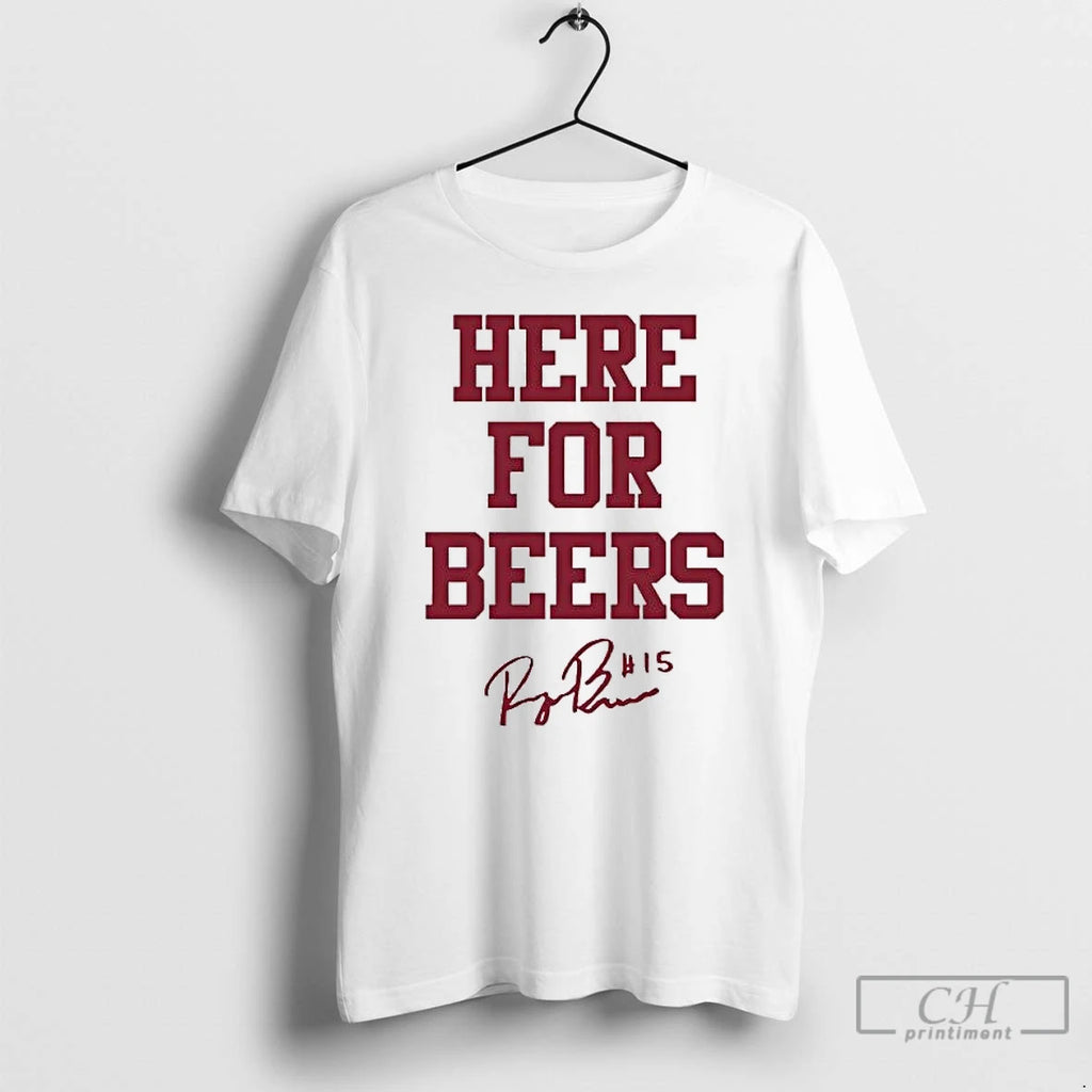 Premium Raegan Beers Here For Beers Signature Oklahoma Basketball