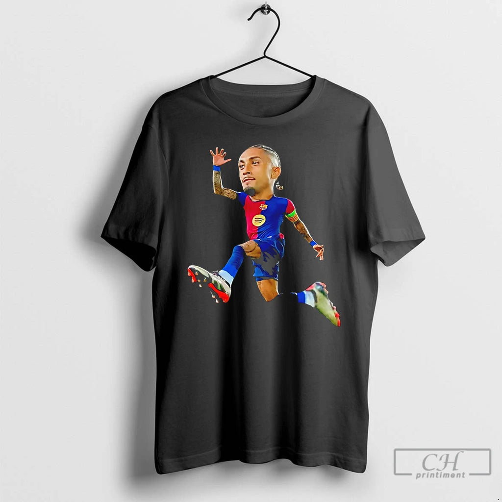 Premium Raphinha La Liga Barcelona Brasil Caricature