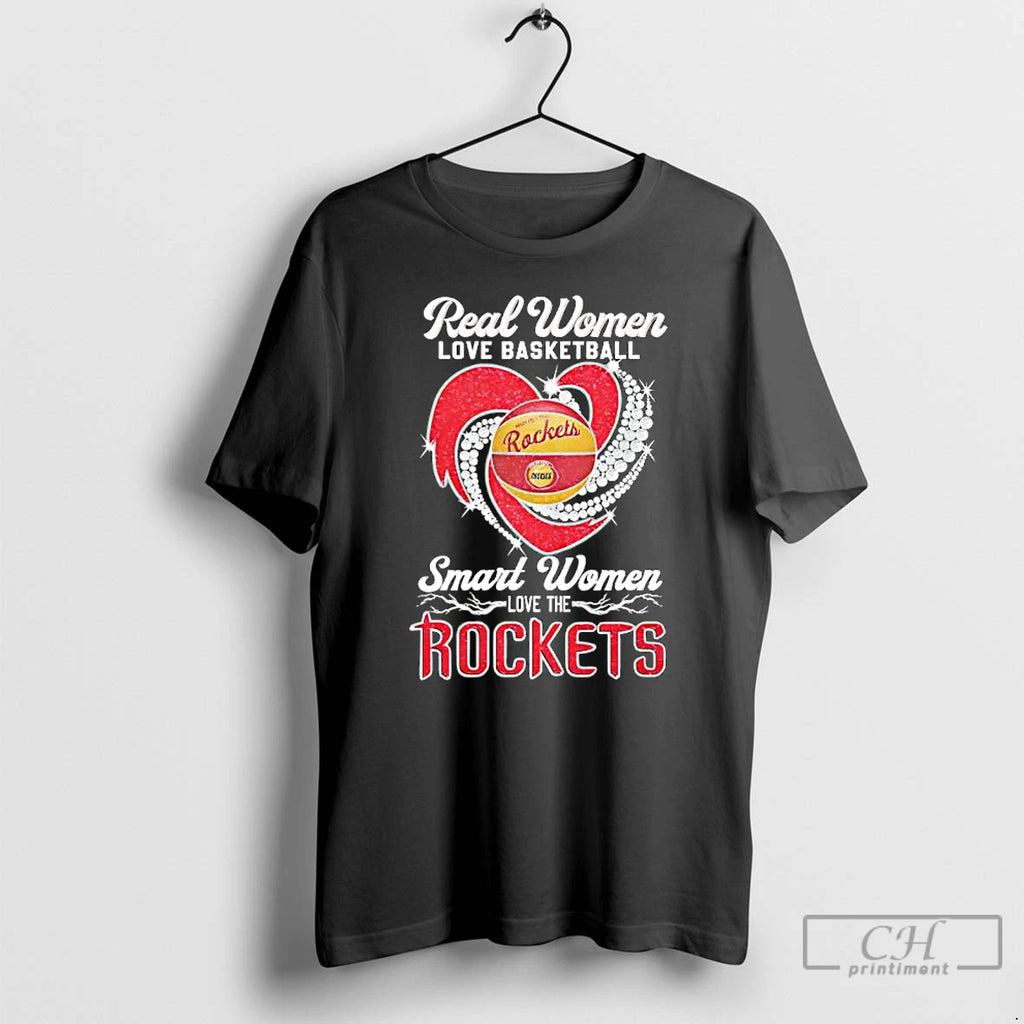 Premium Real Women Love Basketball Smart Women Love The Houston Rockets