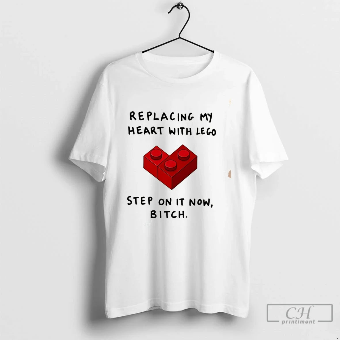 Premium Replacing My Heart With Lego Step On It Now Bitch Tee T Shirts Sweater Unisex , , , Long Sleeve Tee
