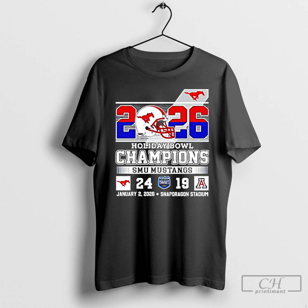 Premium Smu Mustangs Beat Arizona Wildcats 2026 Holiday Bowl Champions