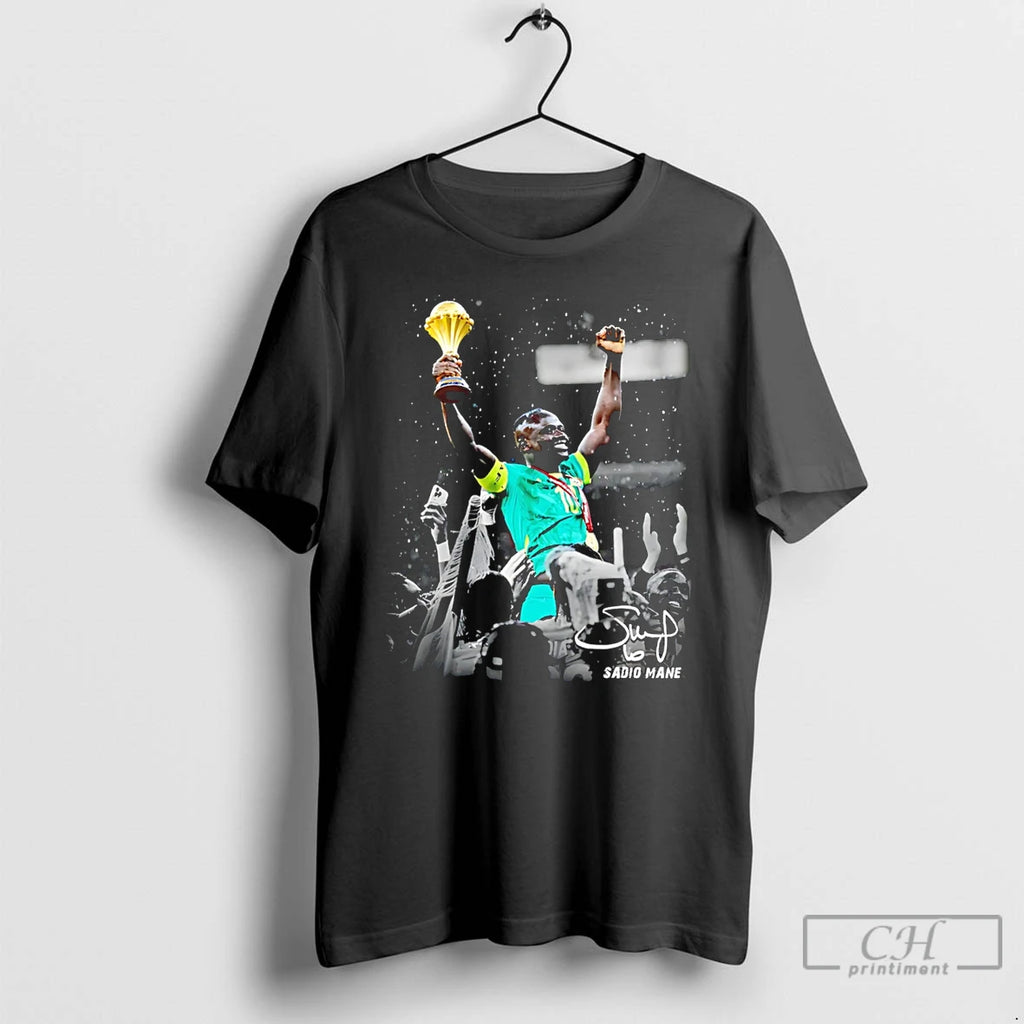 Premium Sadio Mane Senegal Champions 2026 Trophy Signature