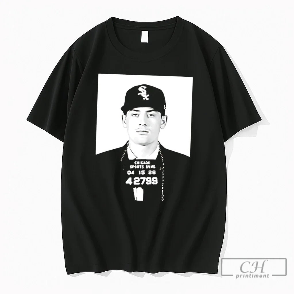 Premium Sam Antonacci Chicago White Sox Mugshot Tee Unisex , , , Long Sleeve Tee