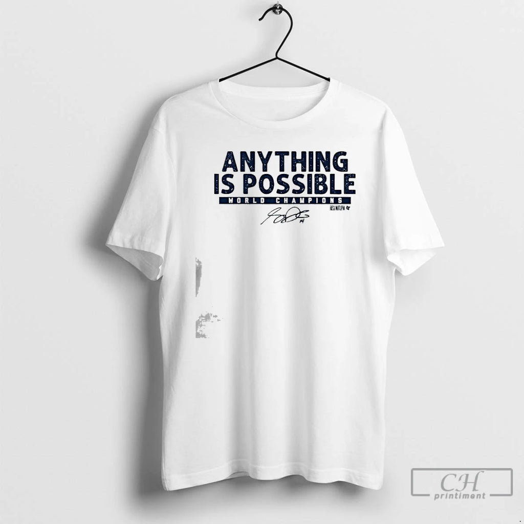 Premium Sam Darnold Believe In Yourself Anything Is Possible World Champions Signature T Shirts Sweater