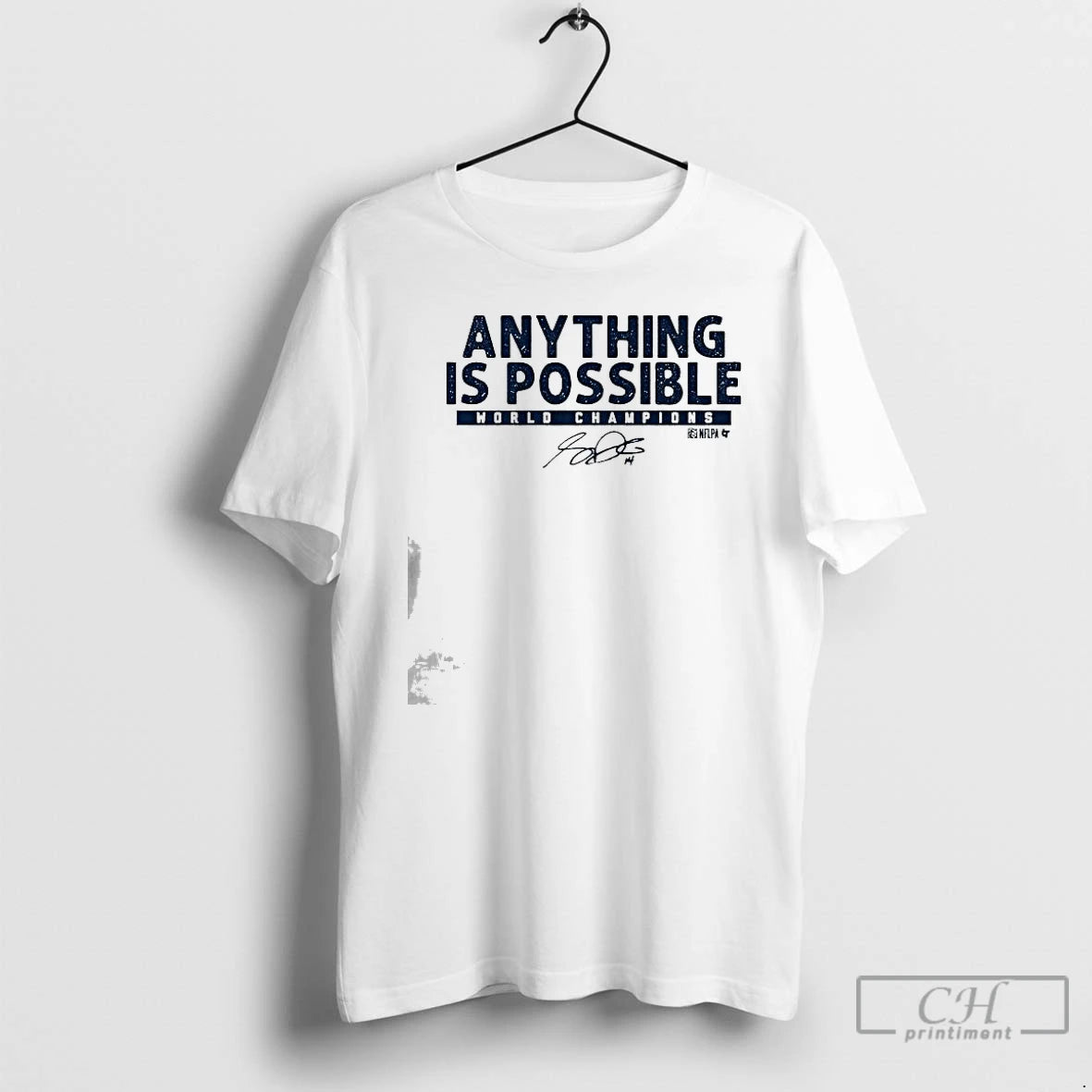 Premium Sam Darnold Believe In Yourself Anything Is Possible World Champions Signature T Shirts Sweater
