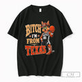 Premium San Antonio Spurs Coyote Basketball Fan Bitch Im From Texas Cowgirl Boot T Shirts Unisex , , , Long Sleeve Tee