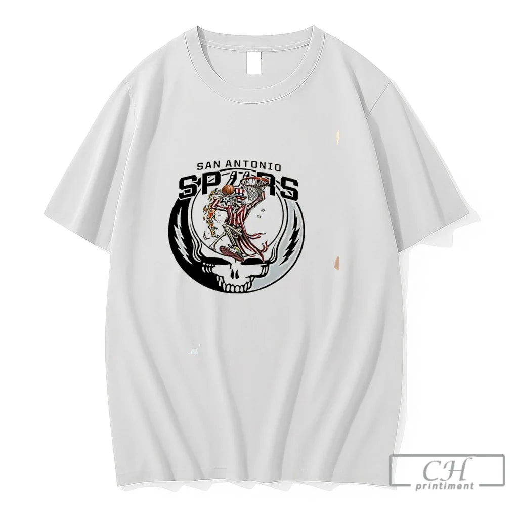Premium San Antonio Spurs Grateful Dead Steal Your Face Skull Logo Tee T Shirts Sweater Unisex , , , Long Sleeve Tee