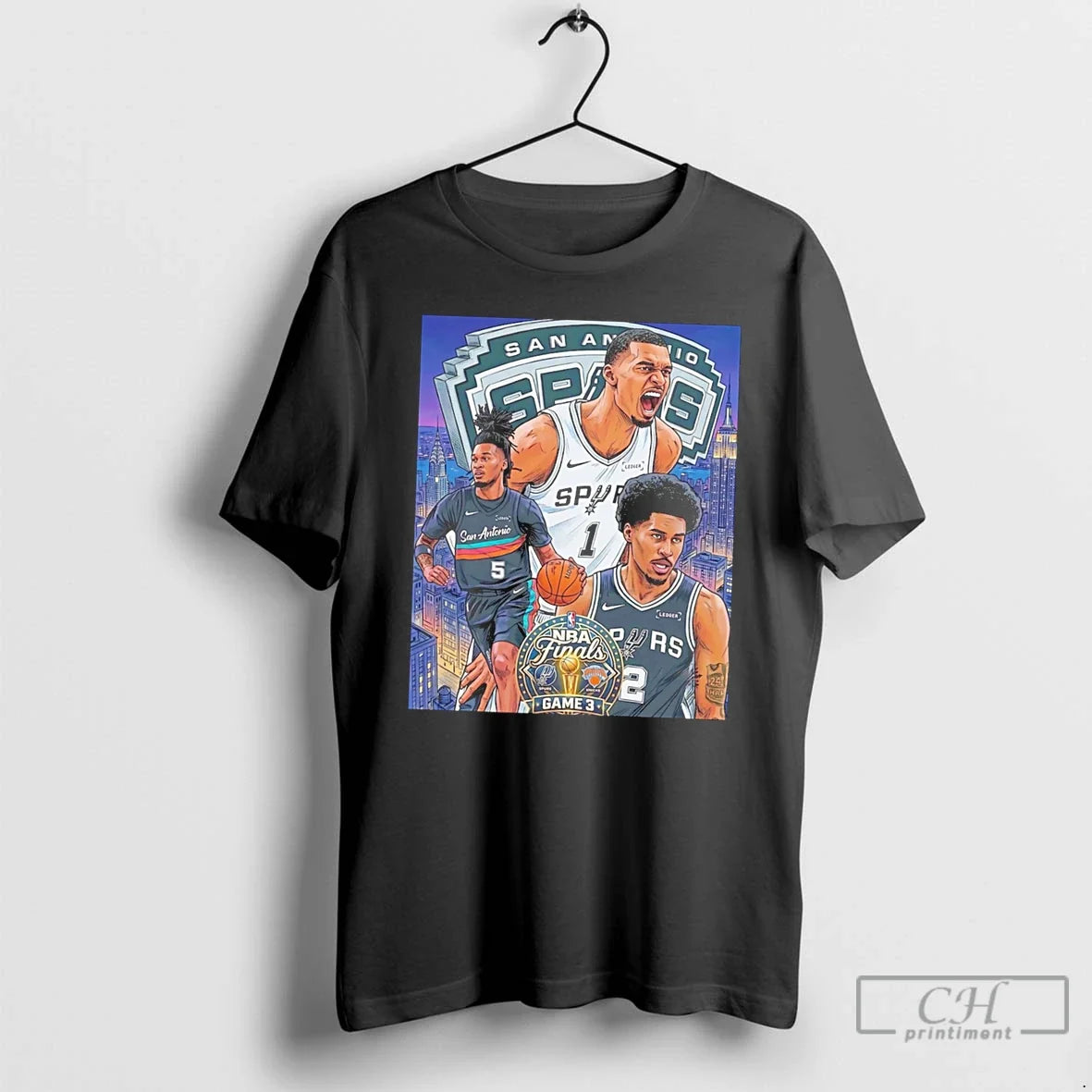 Premium San Antonio Spurs Nba Finals Game 3 Graphic Tee Unisex , , , Long Sleeve Tee