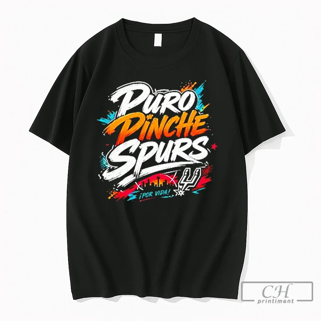 Premium San Antonio Basketball Apparel Puro Pinche Spurs Por Vida Sports Unisex , , , Long Sleeve Tee