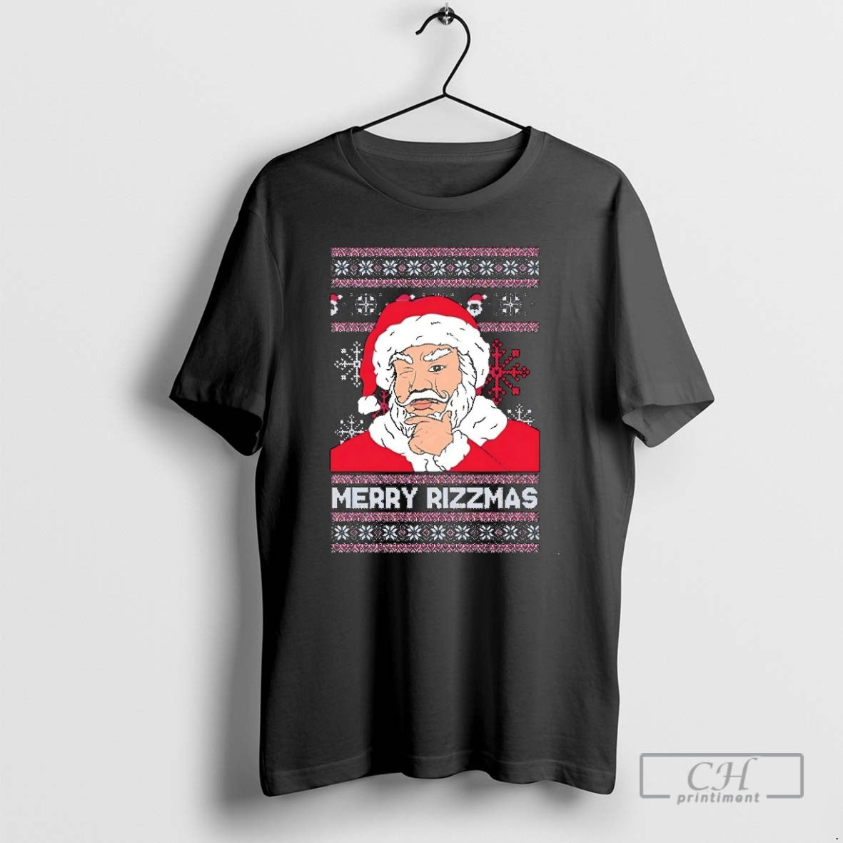 Premium Santa Merry Rizzmas Ugly Christmas Shirt Sweater