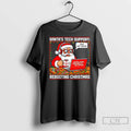 Premium Santas Tech Support Rebooting Christmas