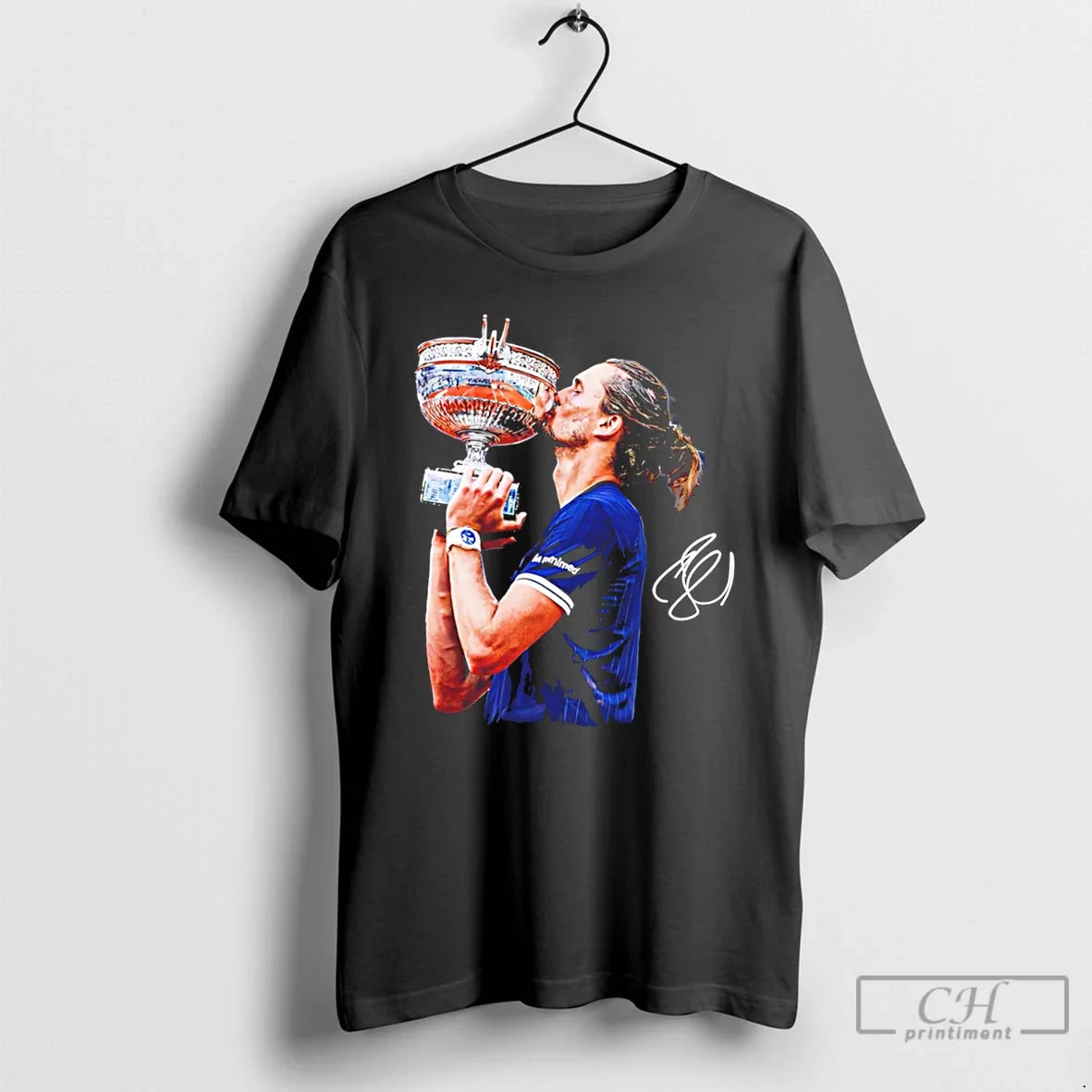 Premium Sascha Zverev 2026 Champions Finally Signature Tee Unisex , , , Long Sleeve Tee