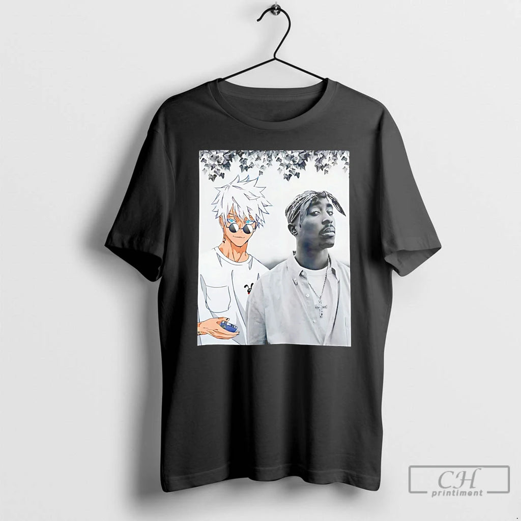 Premium Satoru Gojo And Tupac Shakur Makaveli