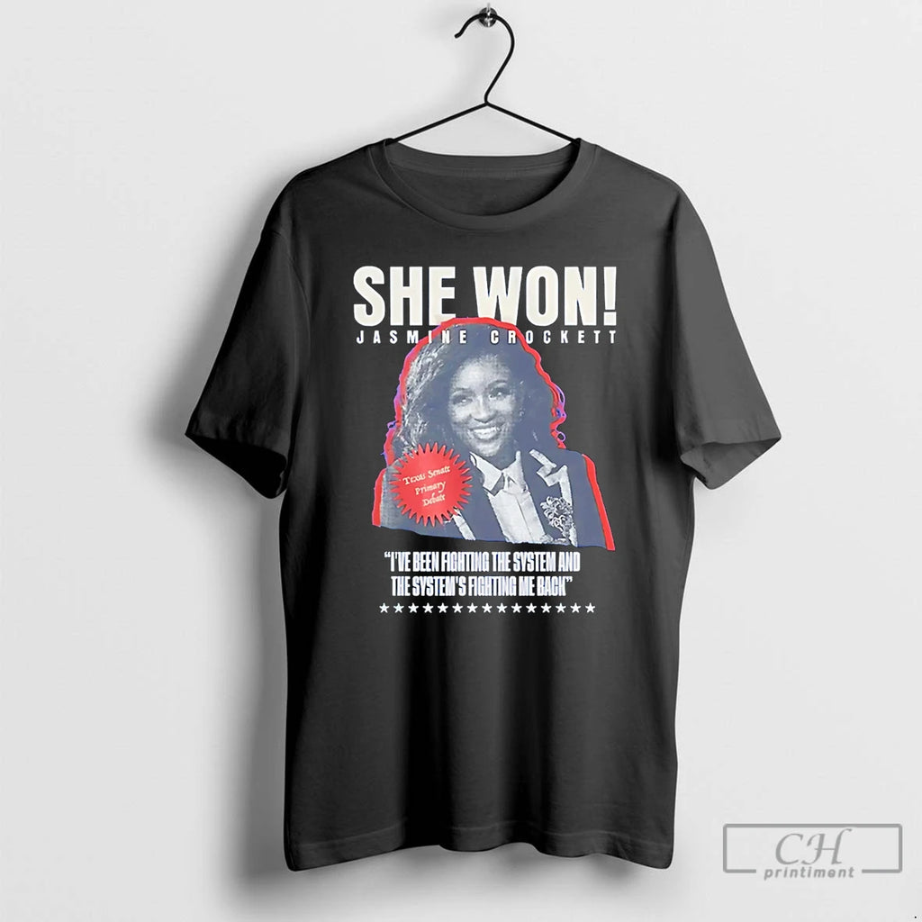 Premium She Won Jasmine Crockett