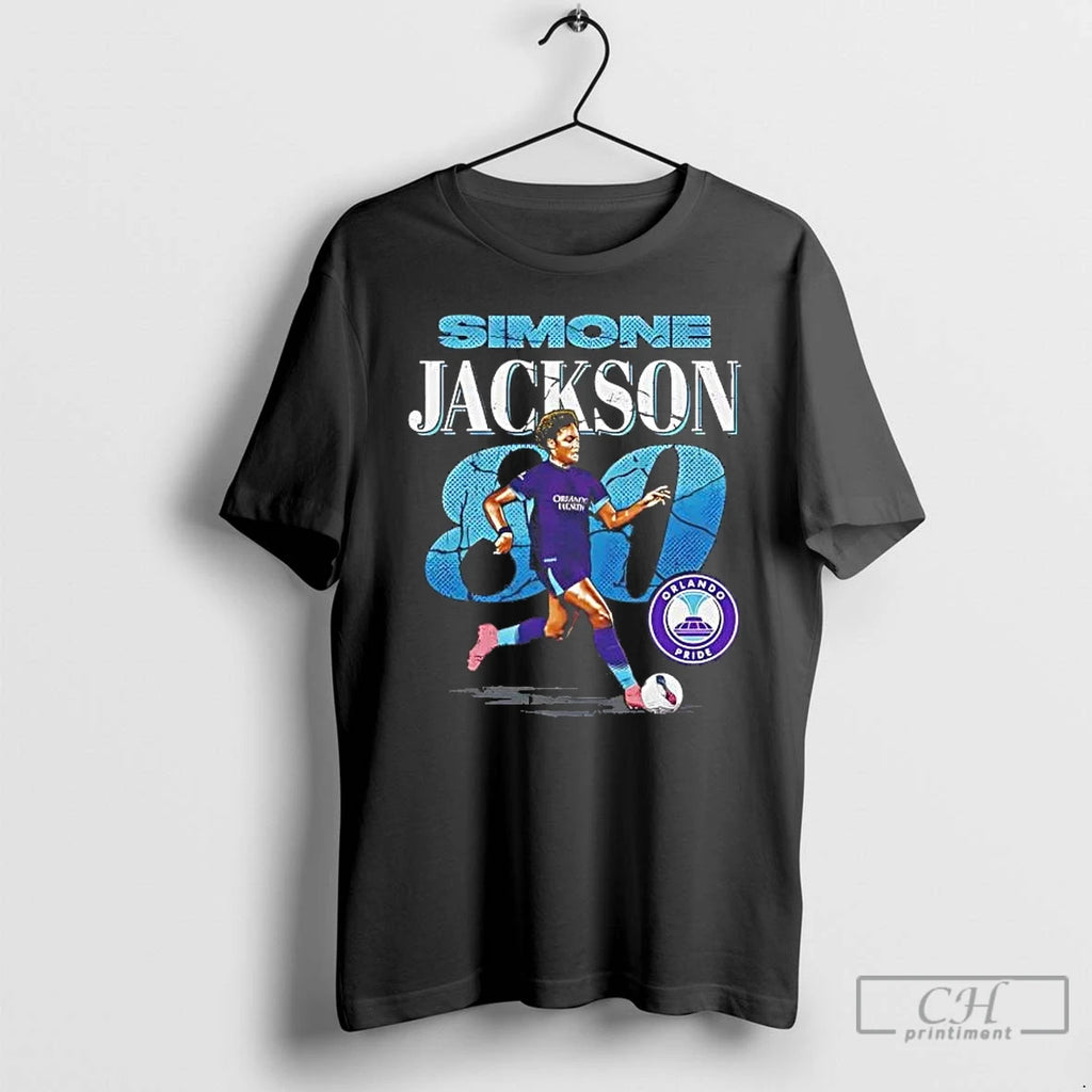 Premium Simone Jackson 80 Orlando Pride Cracked Number And Name