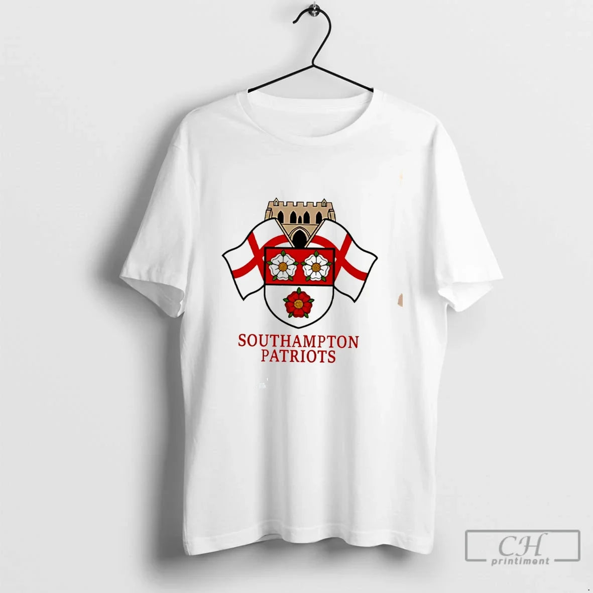 Premium Southampton Patriots Flag Logo Tee Unisex , , , Long Sleeve Tee