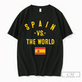 Premium Spain Fc Vs The World Spain Flag Unisex , , , Long Sleeve Tee