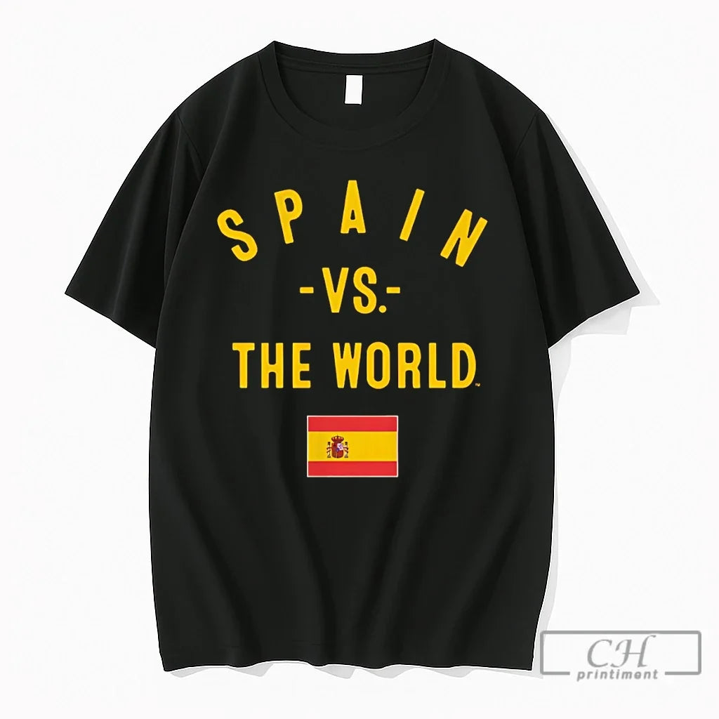 Premium Spain Fc Vs The World Spain Flag Unisex , , , Long Sleeve Tee