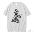 Premium Statue Of Liberty Smashing A Crown No Kings Political Unisex , , , Long Sleeve Tee