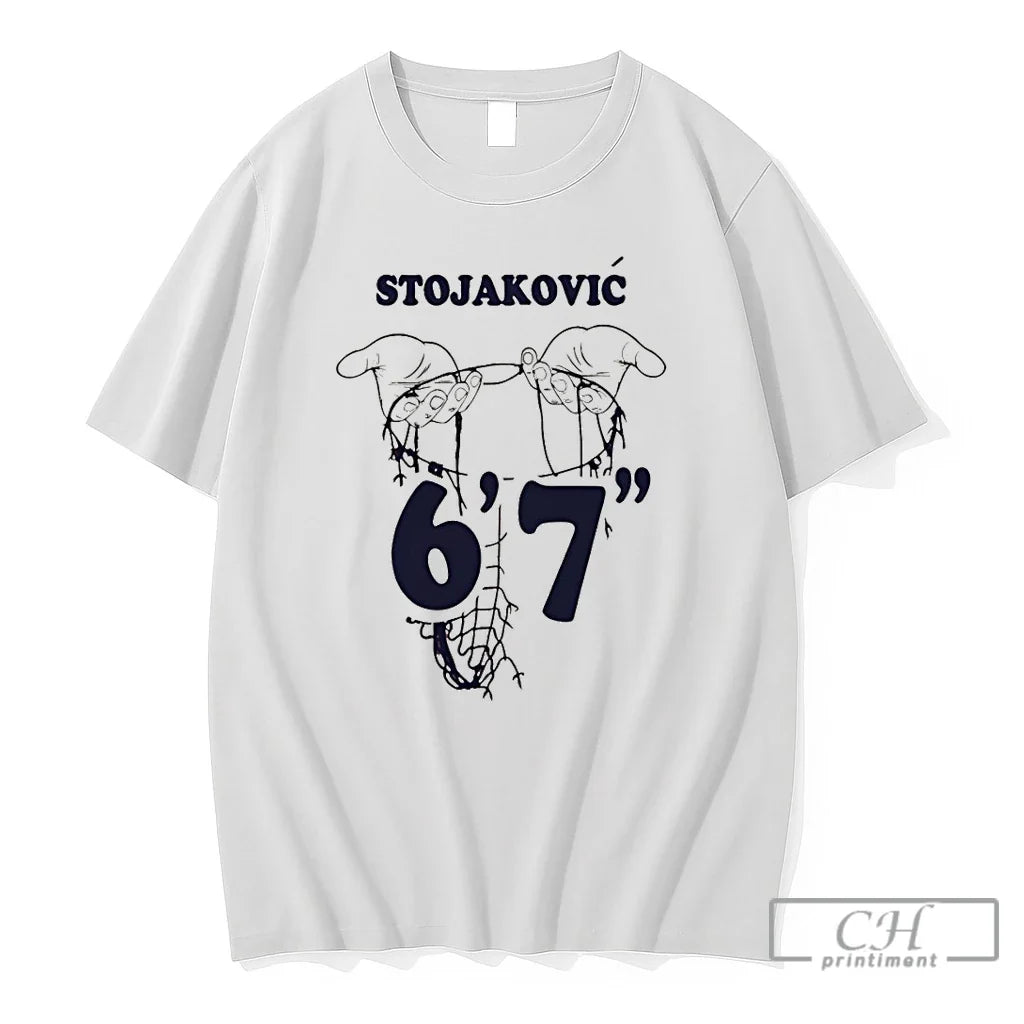 Premium Stojakovic 67 Illinois Fighting Illini Basketball Nba 2026 Unisex , , , Long Sleeve Tee