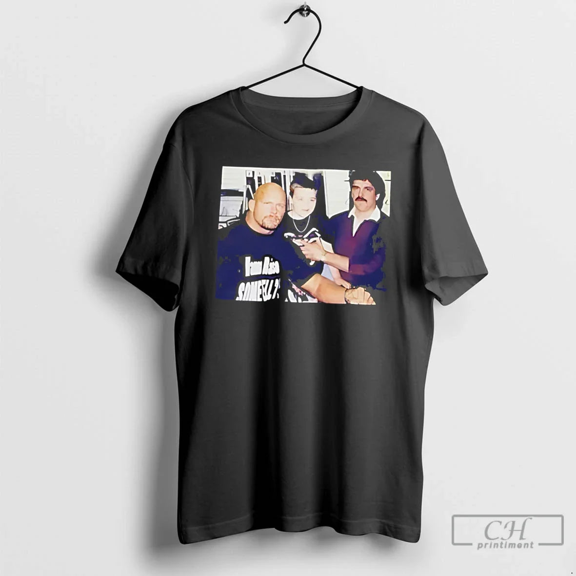 Premium Stone Cold Steve Austin Vintage Photograph Tee Unisex , , , Long Sleeve Tee