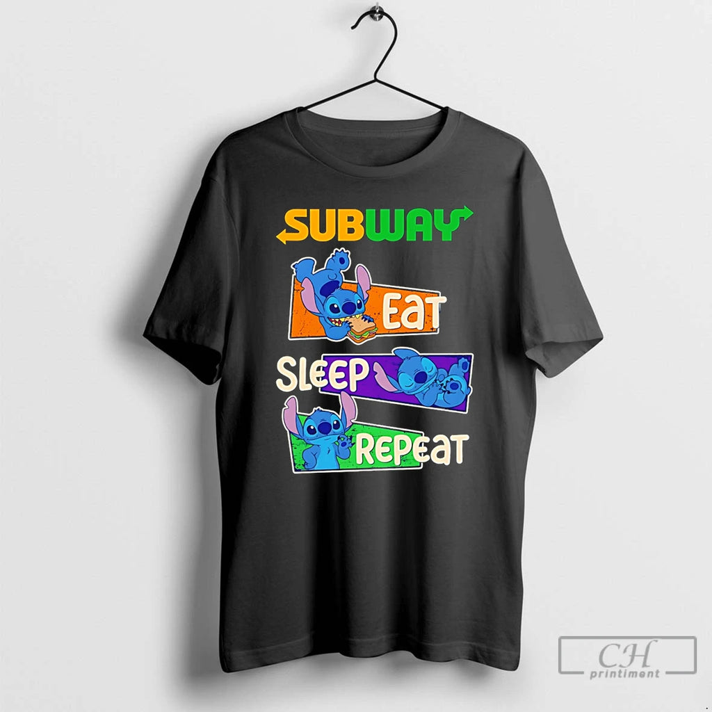 Premium Subway X Bluey Eat Sleep Repeat
