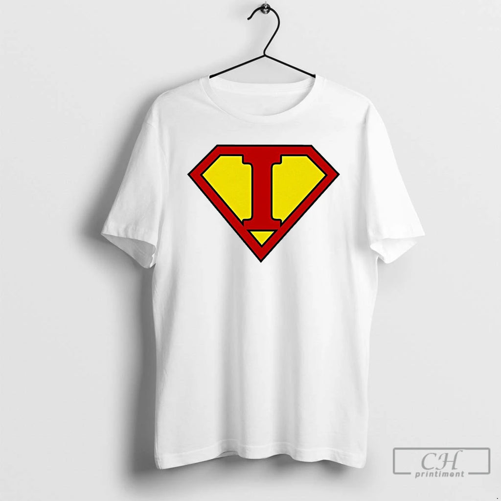 Premium Superhero Symbol Letter I