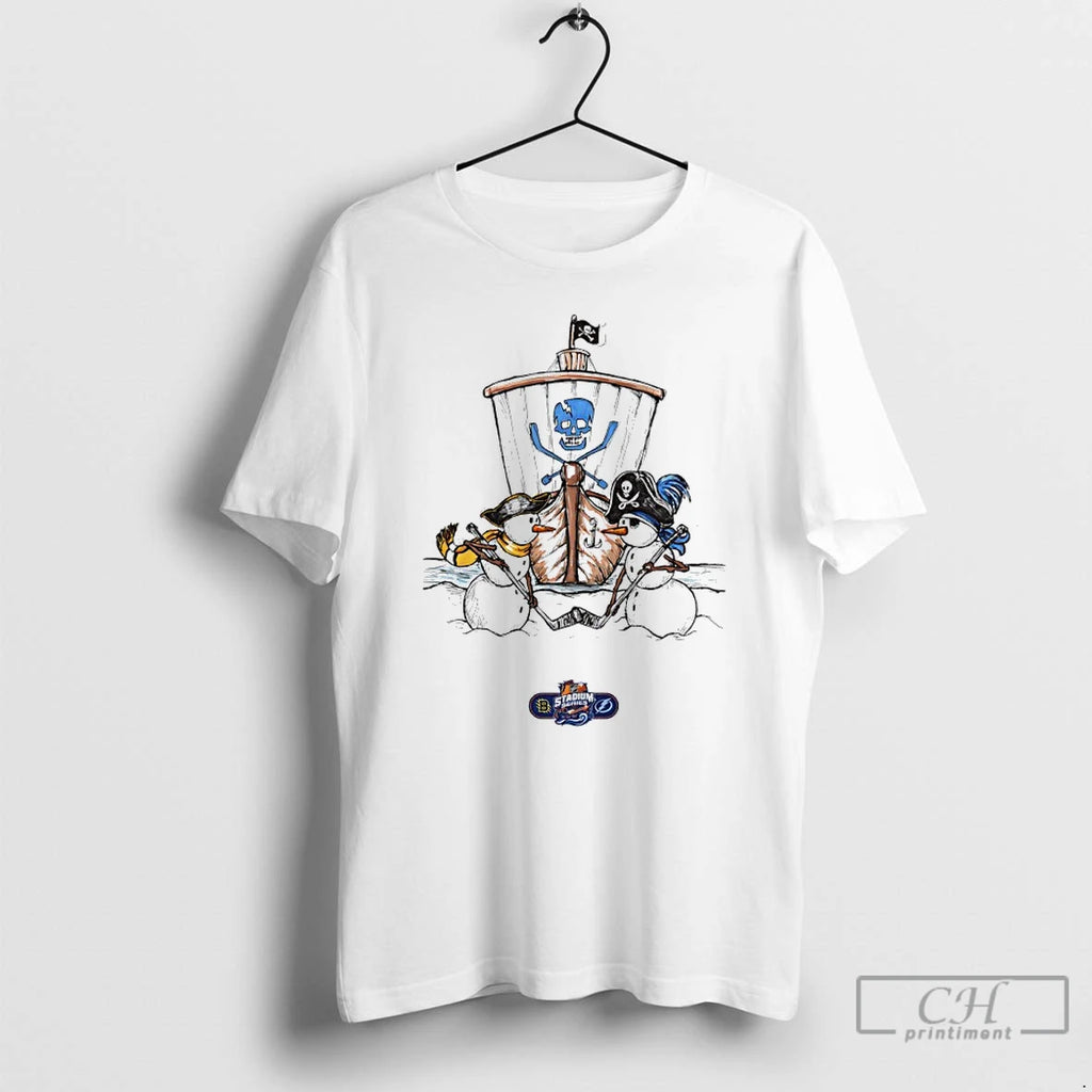 Premium Tampa Bay Lightning Vs Boston Bruins 2026 Nhl Stadium Series Snowman T Shirts Sweater
