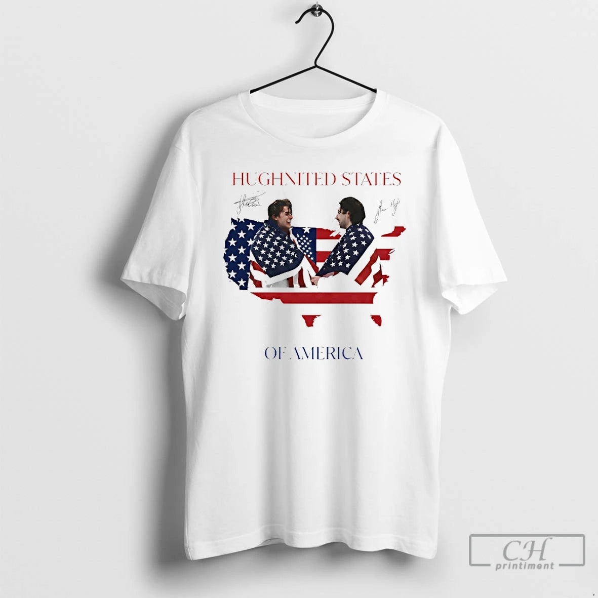 Premium Team Usas Jack And Quinn Hughes Hughnited States Of America 2926 Signatures T Shirts