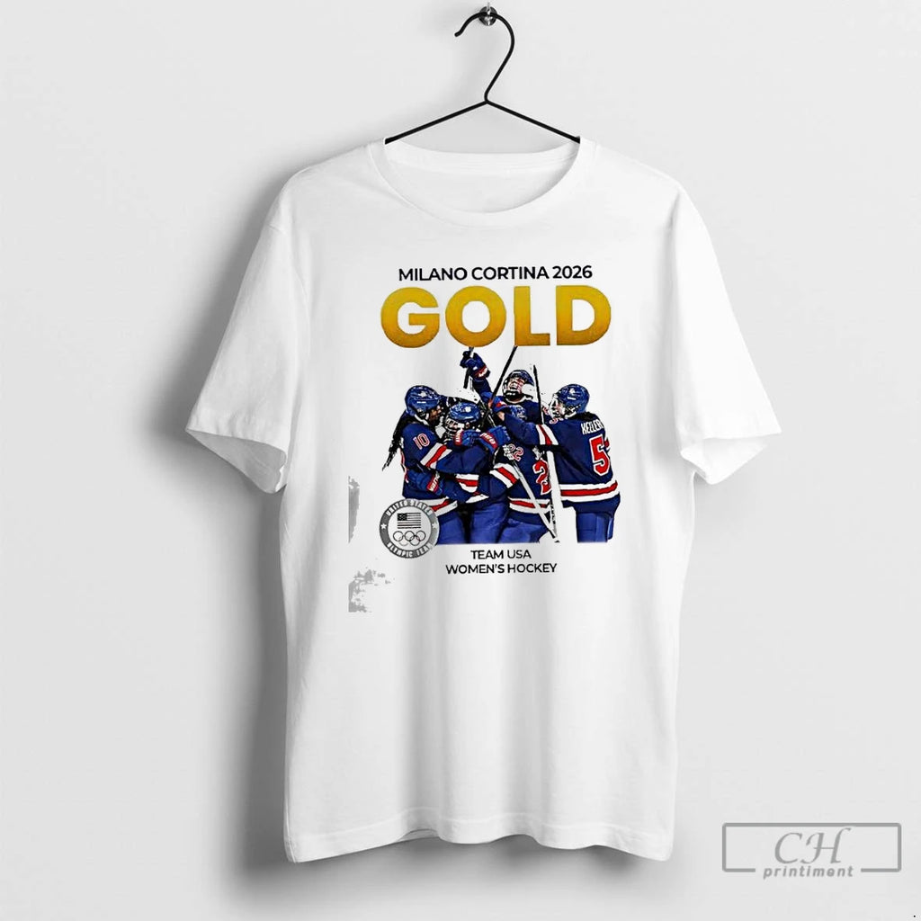 Premium Team Usa Womens Hockey Milano Cortina 2026 Gold Medal