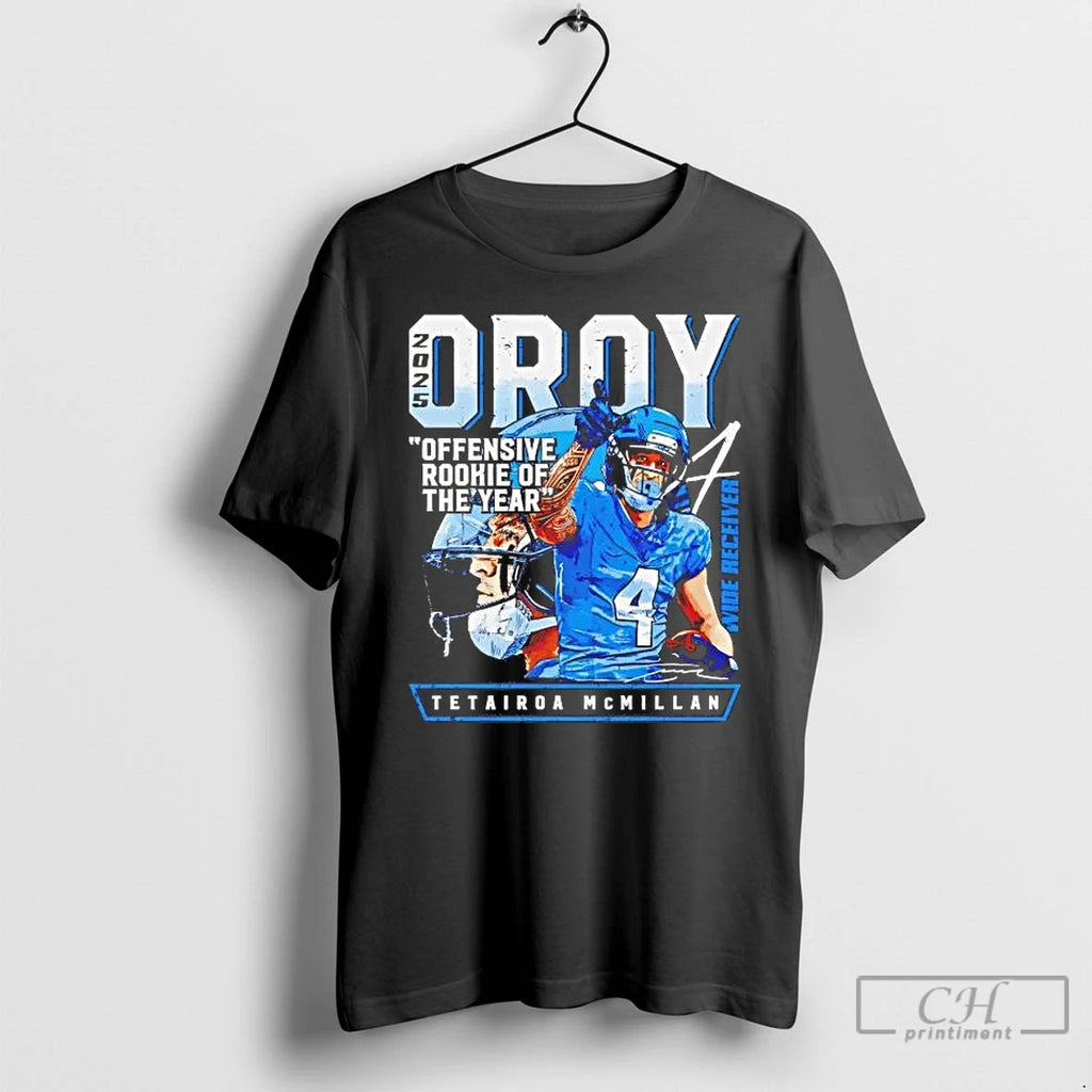 Premium Tetairoa Mcmillan 2025 Oroy Offensive Rookie Of The Year