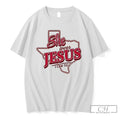 Premium Texas State Map Apparel She Loves Jesus I Can Tell Unisex , , , Long Sleeve Tee