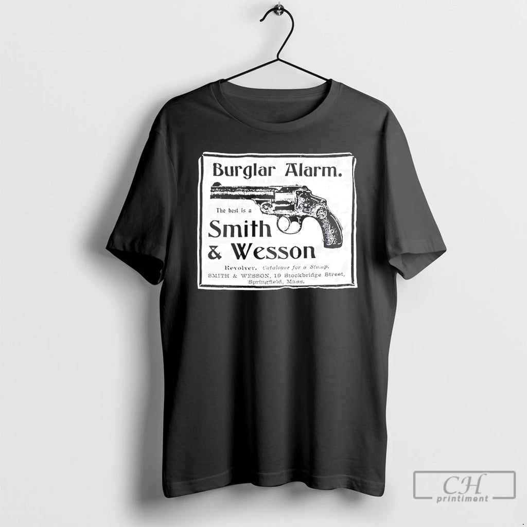 Premium Th Best Is A Smith And Wesson Burglar Alarm Firearm Grunge T Shirts Sweater