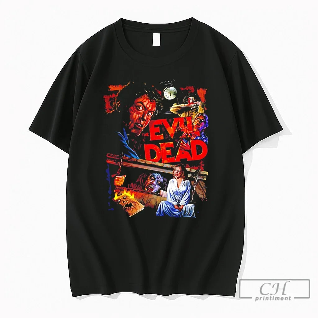 Premium The Evil Dead Horror Graphic Tee Unisex , , , Long Sleeve Tee