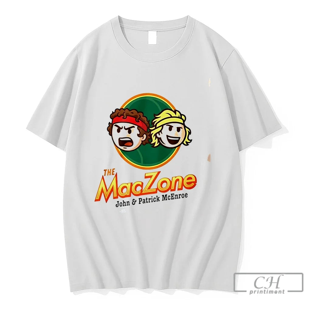 Premium The Maczone John And Patrick Mcenroe 2026 Cartoon Tee Unisex , , , Long Sleeve Tee