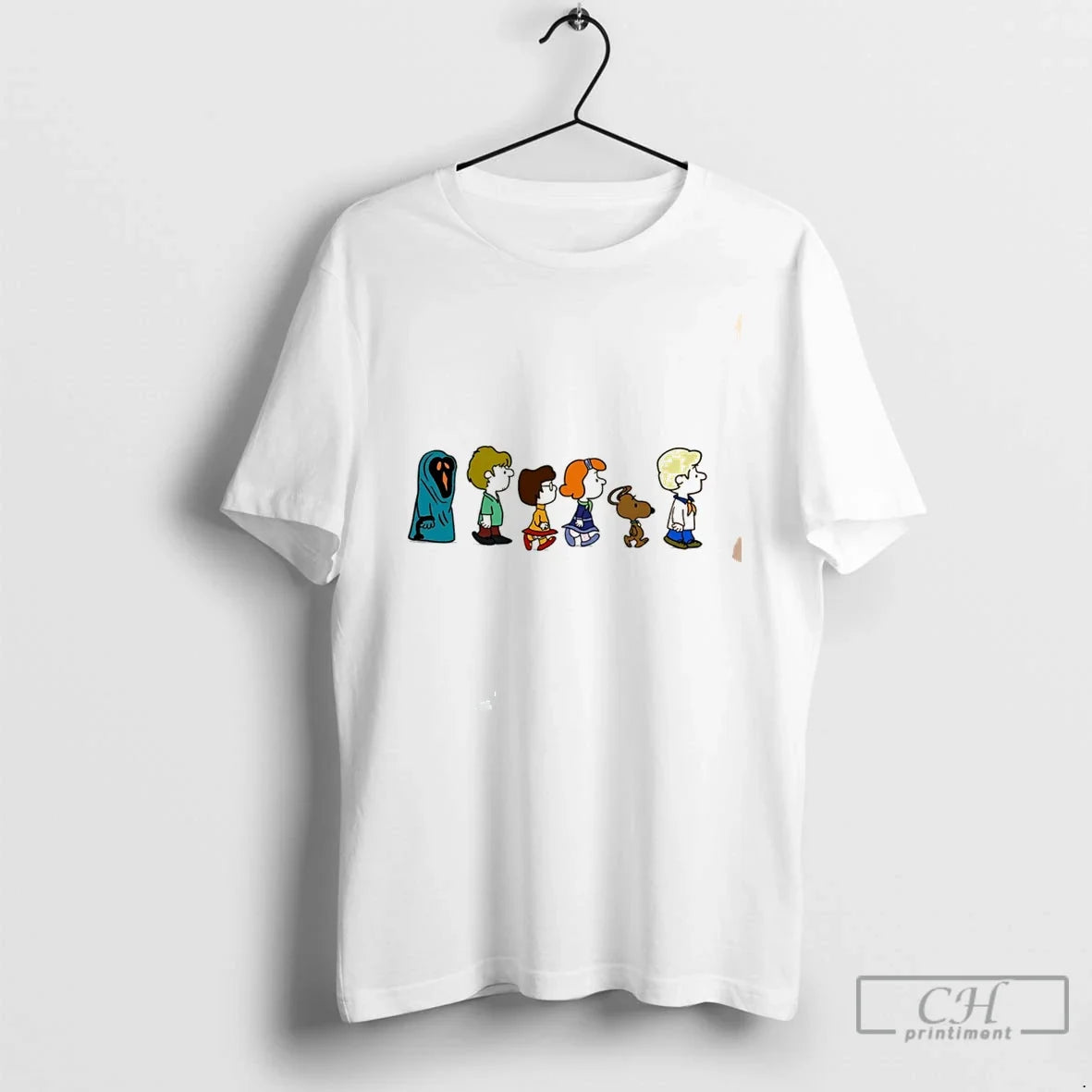 Premium The Mysterious Gang Scooby Doo Features Peanuts Tee Unisex , , , Long Sleeve Tee