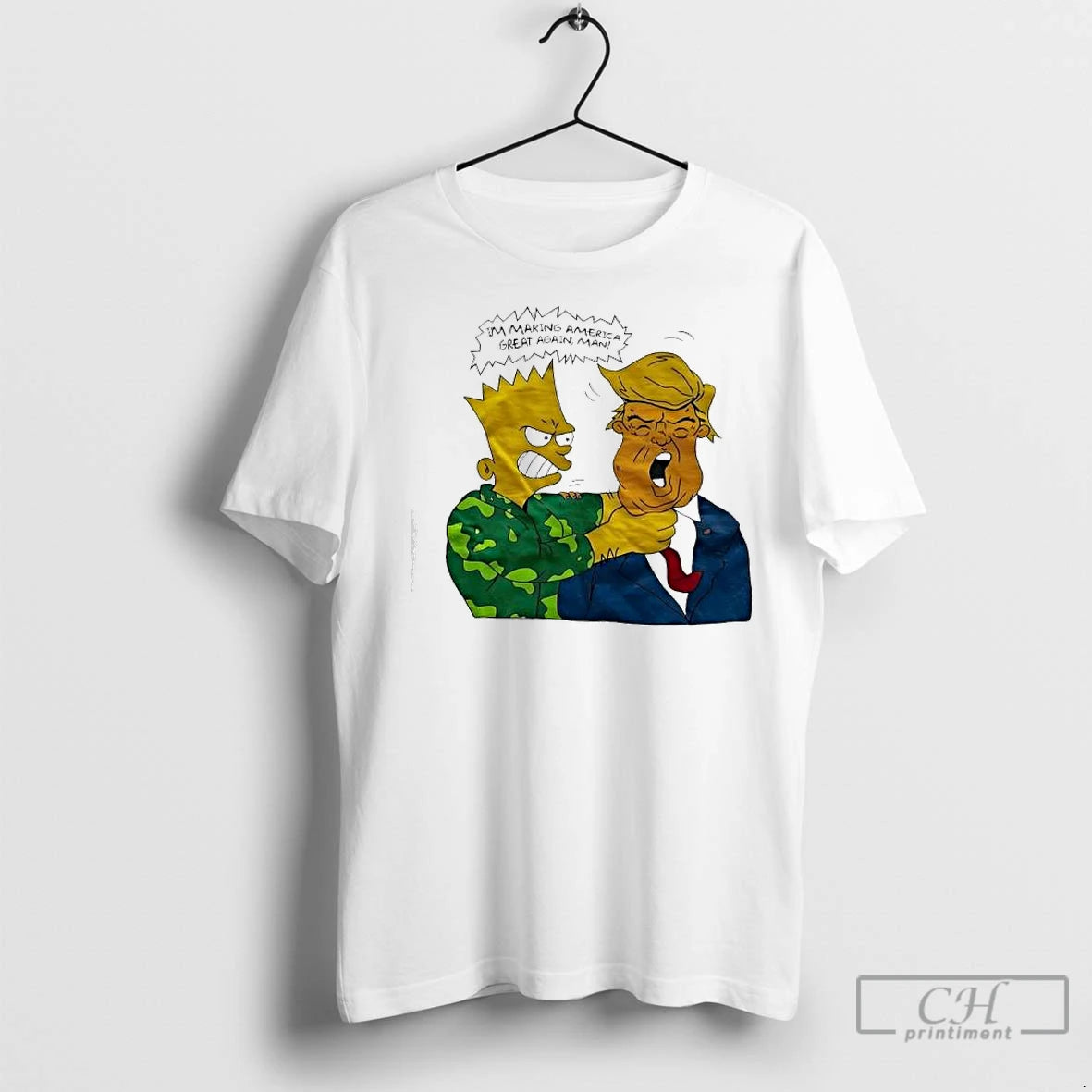 Premium The Simpsons Donald Trump Parody Im Making America Great Again Man