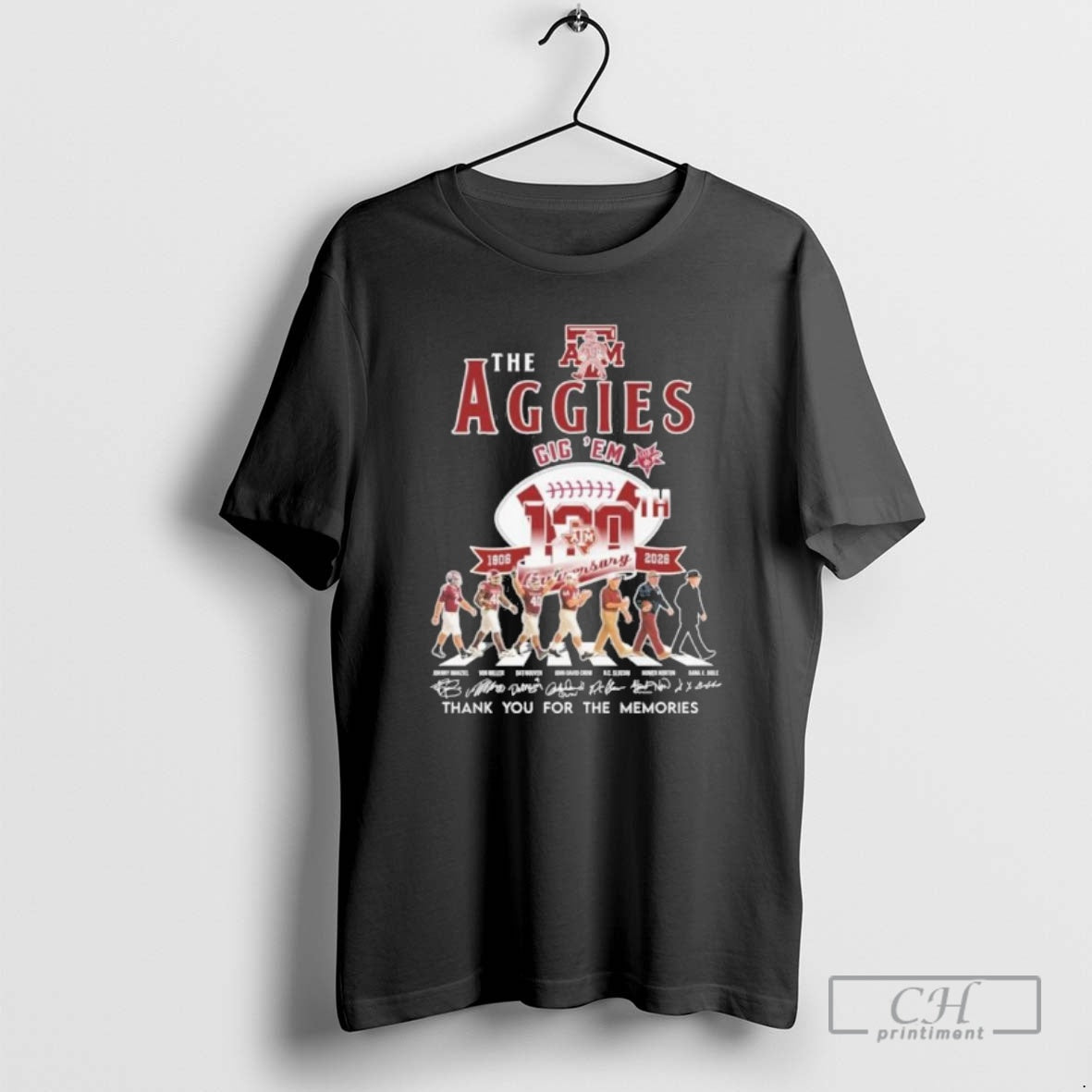 Premium The Texas Am Aggies Abbey Road Gig Em 120th Anniversary Shirt Sweater