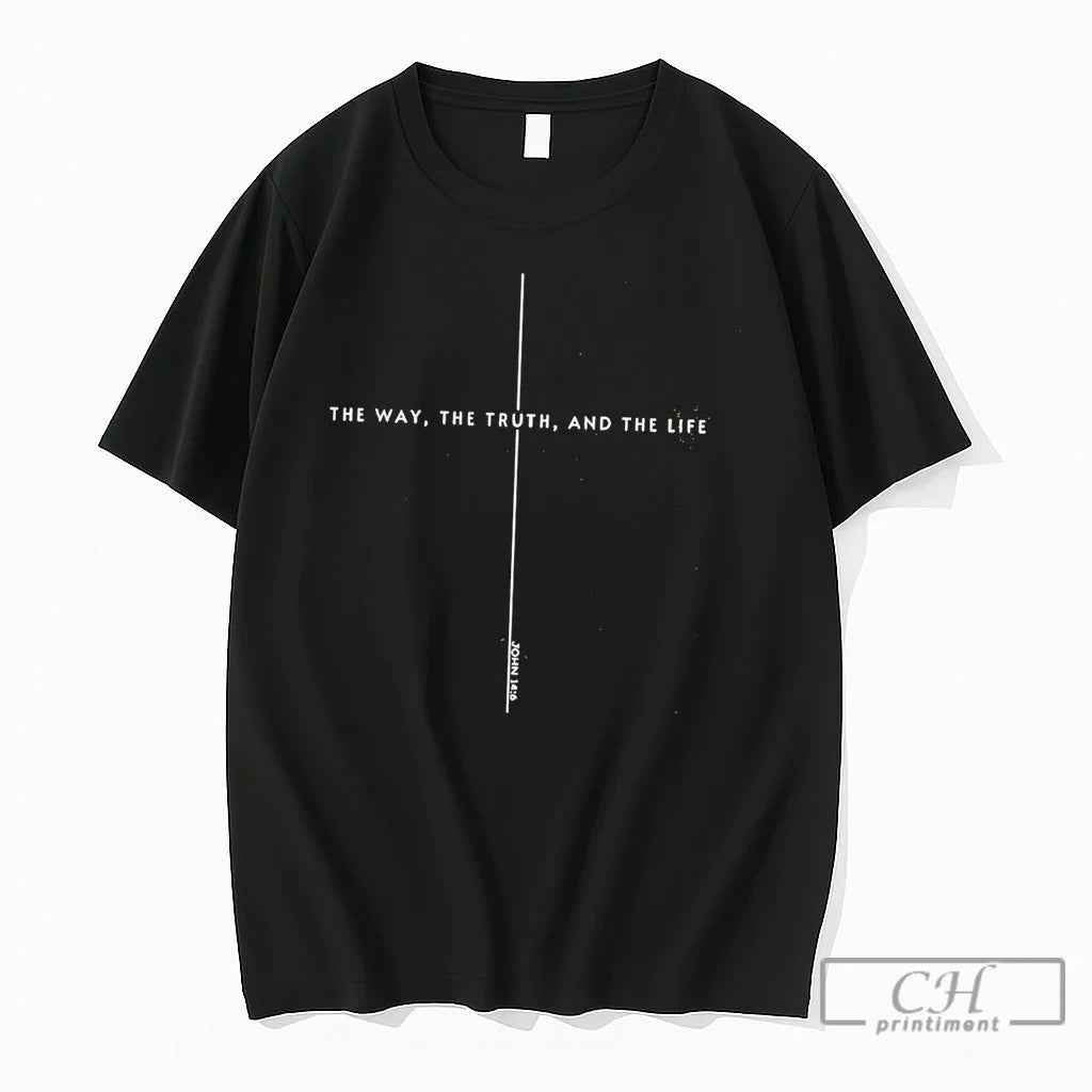 Premium The Way The Truth And The Life John 14 6 Tee T Shirts Sweater Unisex , , , Long Sleeve Tee