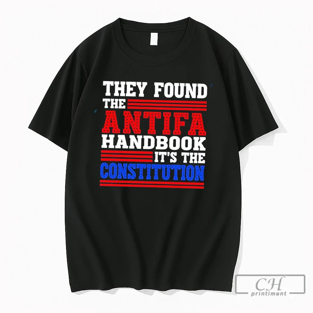 Premium They Found The Antifa Handbook Its The Constitution Tee Unisex , , , Long Sleeve Tee
