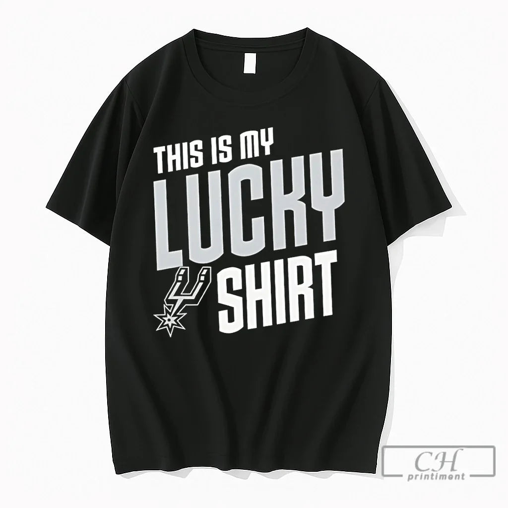 Premium This Is My Lucky San Antonio Spurs Nba Basketball Logo Unisex , , , Long Sleeve Tee